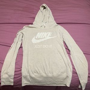Nike beige hoodie